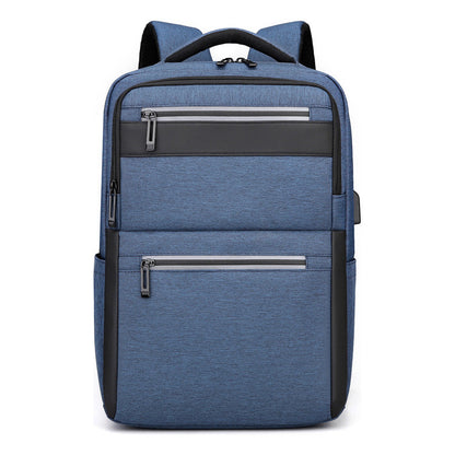 Usb Backpack, Large Capacity Computer Bag, Casual Student Backpack, Minimalist Travel Bag