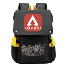 Apex Hero Print Usb Charging Cap Headpiece Student Backpack Leisure Backpack
