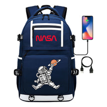 Printed Usb Youth School Bag Backpack Leisure Travel Backpack