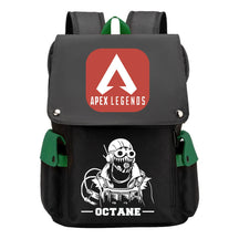 Apex Hero Print Usb Charging Head Youth School Bag Casual Backpack