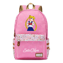 Anime Beauty Girl Warrior Youth School Bag Fragmented Flower Leisure Backpack