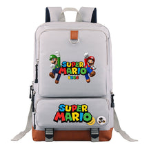 Super Mario Print Youth Student Backpack, Travel Bag, Men's And Women's Backpack