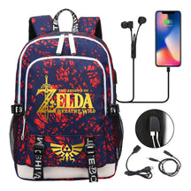 Golden Selda Kingdom Tears Usb Youth Student Backpack Men's And Women's Leisure Sports Backpack