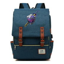 Printed Youth Student Backpack Usb Men's And Women's Casual Backpack