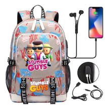 Printed Student Backpack Usb Leisure Backpack