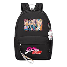 Comic Jojo's Wonderful Adventure Print Youth Student School Bag Leisure Bag Girl Backpack