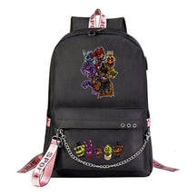 Toy Bear Game Usb Youth Student Backpack For Men And Women Leisure Travel Backpack