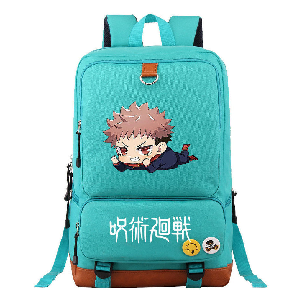 Cartoon Spell Battle Youth Student School Bag Men's And Women's Backpack Travel Bag