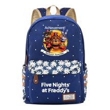 Toy Bear Game, Fashionable Print, Teenage Girl Student Backpack, Casual Canvas Backpack