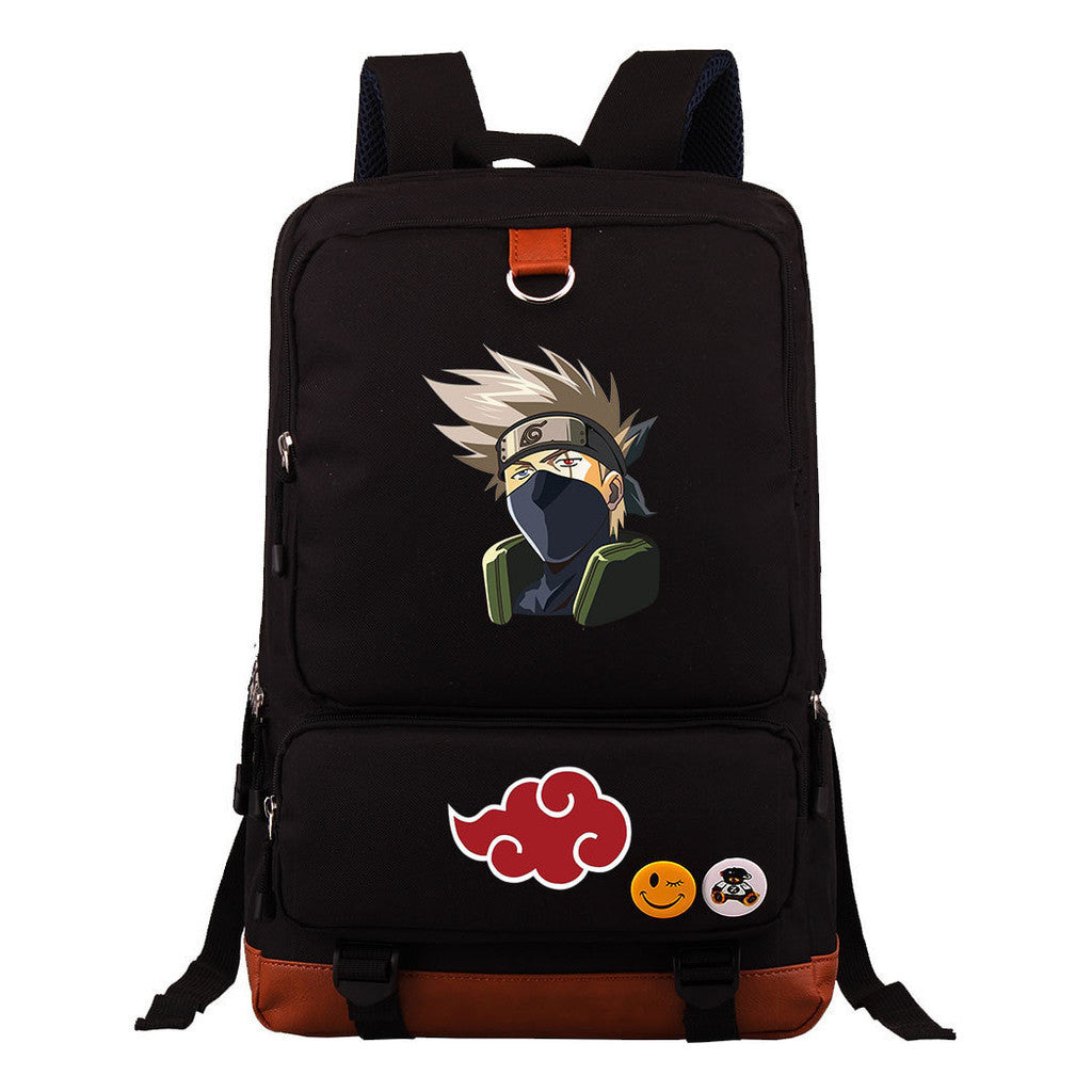 Cartoon Day Marvel Naruto Uchibo Youth Student School Bag Large Capacity Travel Bag Men's And Women's Backpack