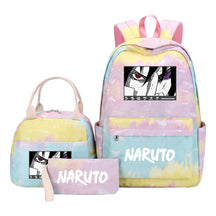Naruto Teenage Girls School Bag Lunch Bag Three Piece Backpack Set