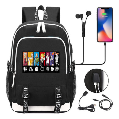 Junior Student Backpack Usb Leisure Backpack For Boys And Girls