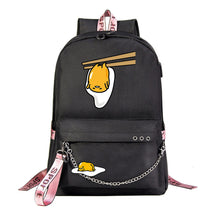 Lazy Egg Usb Youth Student Backpack For Men And Women's Leisure Travel Backpack