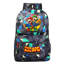 Super Mario Starry Sky Student Backpack For Men And Women's Leisure Travel Backpack
