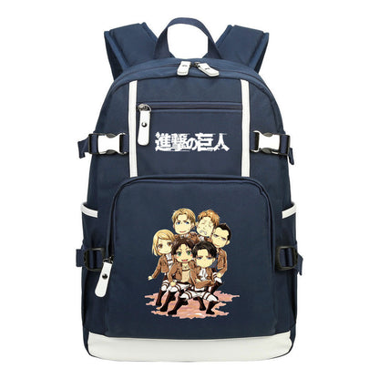 Giant Soldier Captain Alan Of Anime Attack Student Backpacks, Men's And Women's Backpacks, Leisure Travel Backpacks, Backpacks
