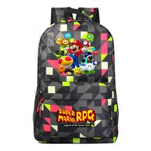 Super Mario Starry Sky Youth Student Backpack For Men And Women's Leisure Travel Backpack