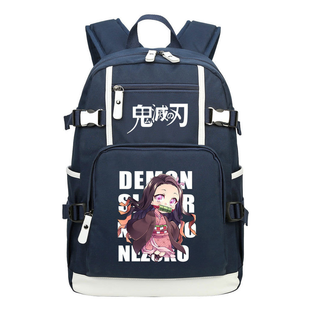 Anime Youth Student School Bag Men's And Women's Backpack Leisure Travel Backpack