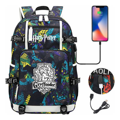 Magic School Usb Student Backpack For Leisure Travel Backpack