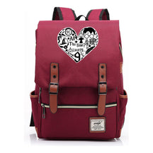 School Of Witchcraft And Wizardry Printed Youth Student School Bag Casual Belt Buckle Classic Backpack