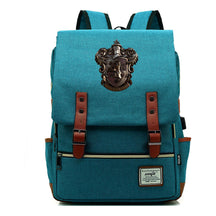 Academy Of Magic Teen Student School Bag Usb Casual Belt Buckle Backpack