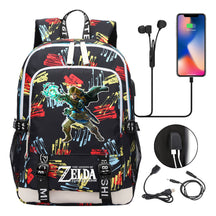 Usb Teen School Bag Men's And Women's Sports Backpacks
