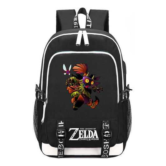Usb Youth Primary And Secondary School Student Backpack For Men And Women's Leisure Sports Backpack