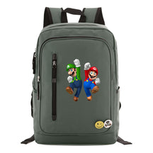 Game Super Mario Print Youth Student School Bag Leisure Travel Backpack