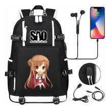 Sword God Domain Usb Youth Student Backpack For Men And Women's Leisure Travel Backpack