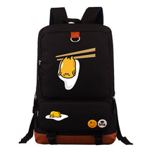 Cartoon Anime Lazy Egg Youth Student Backpack With Large Capacity Travel Bag For Boys And Girls Backpack