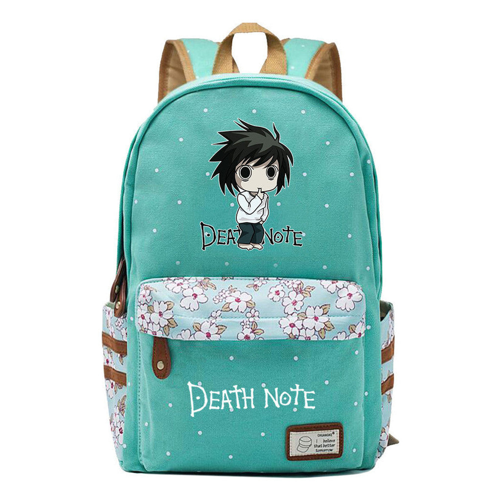 Death Note Night God Moon Youth Girl Student School Bag Leisure Backpack