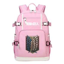 Giant Wings Of Cartoon And Anime Attack Youth Student Backpack, Leisure Travel Backpack
