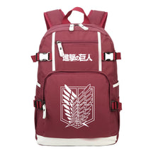 Giant Winged Soldier Captain Of Anime Attack Student Backpack, Leisure Travel Backpack