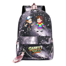 Cartoon Strange Town Youth Student School Bag Men's And Women's Leisure Travel Backpack