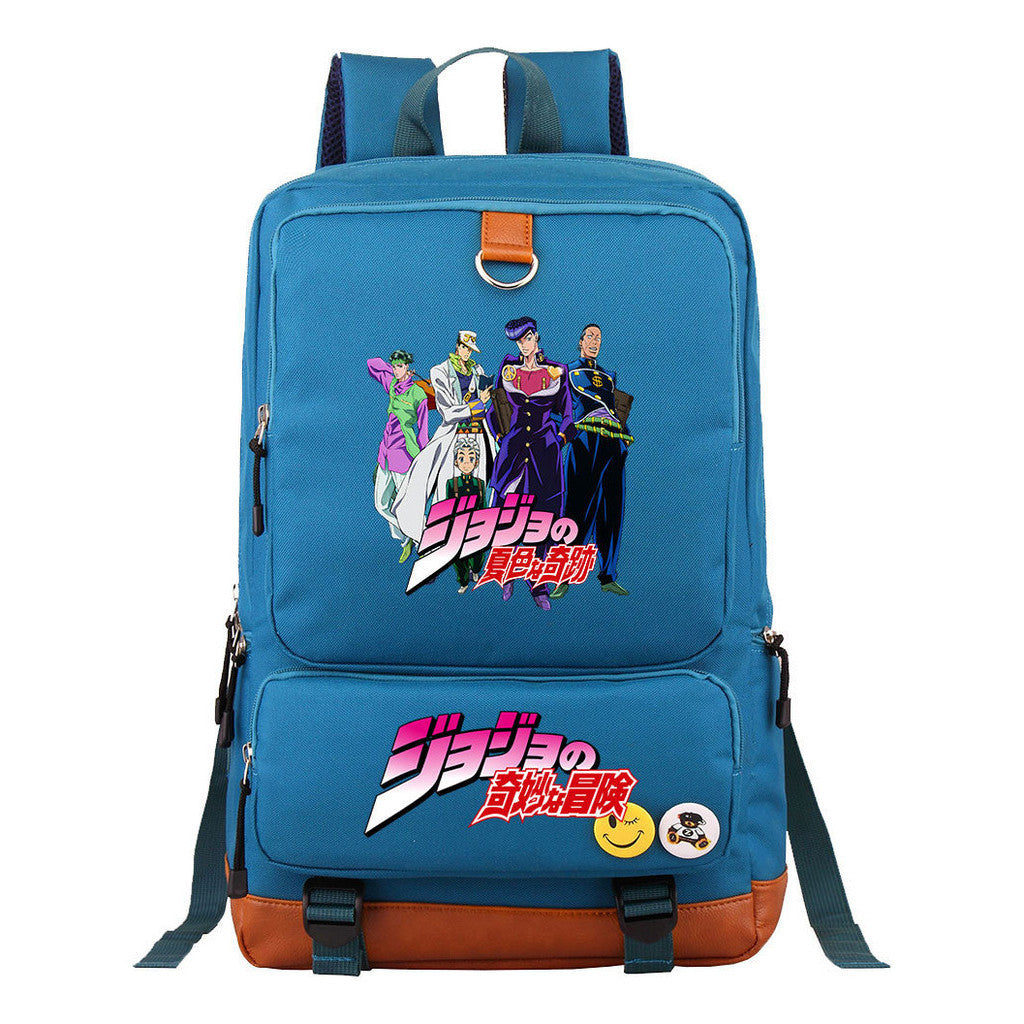 The Wonderful Adventure Of The Comic Jojo Youth Student Backpack, Men's And Women's Backpack, Travel Bag