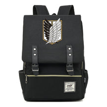 The Giant Of Manga Attack Printed Teenage Student Backpack For Men And Women With Casual Belt Buckle Classic Backpack 38*27*12.5cm