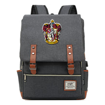 School Of Magic Schoolbag Usb Leisure Belt Buckle Backpack Men And Women