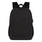 Breathable And Shock-absorbing Backpack, Multifunctional Usb Computer Backpack, Simple And Casual Student Backpack