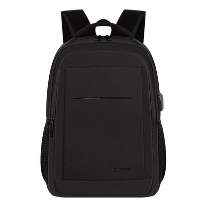 Breathable And Shock-absorbing Backpack, Multifunctional Usb Computer Backpack, Simple And Casual Student Backpack