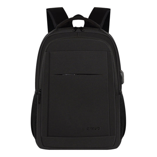Breathable And Shock-absorbing Backpack, Multifunctional Usb Computer Backpack, Simple And Casual Student Backpack