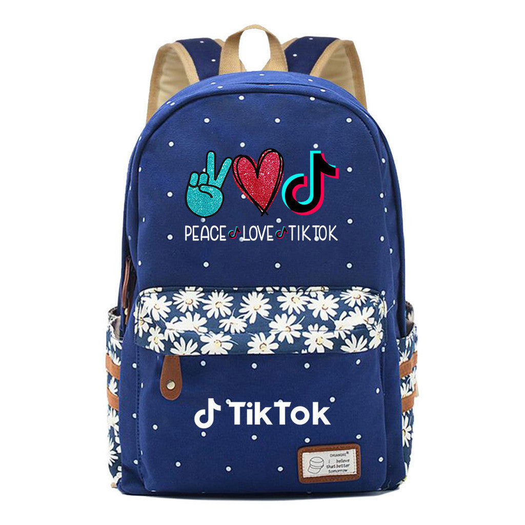 Short Video Student Backpack, Fashionable And Casual Backpack