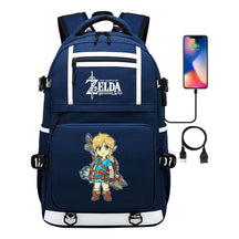 Legend Of Zelda Printed Usb Youth Student Backpack Men's And Women's Backpack Leisure Travel Bag