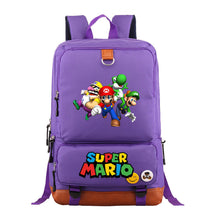 Super Mario Print Youth Student Backpack, Travel Bag, Men's And Women's Backpack