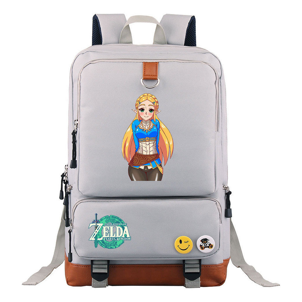 Printed Teenage Student Backpack, Travel Bag, Men's And Women's Backpack