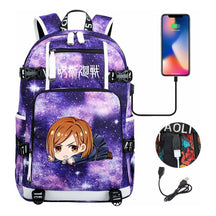 Printed Usb Youth Student Backpack For Men And Women's Leisure Large Capacity Travel Backpack