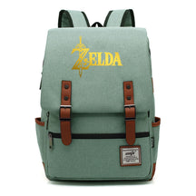 Golden Game Zelda Printed Youth Student Backpack For Men And Women, Casual Belt Buckle, Classic Backpack