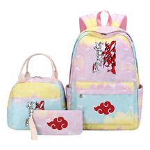 Naruto Girls School Bag Lunch Bag Three Piece Set Backpack Set