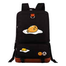 Cartoon Anime Lazy Egg Youth Student Backpack With Large Capacity Travel Bag For Boys And Girls Backpack