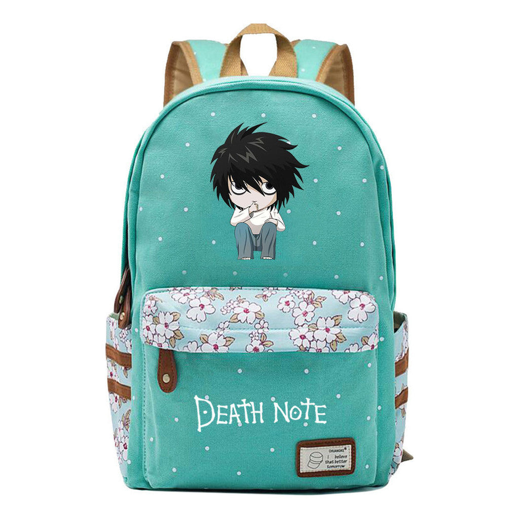 Death Note Night God Moon Youth Girl Student School Bag Leisure Backpack