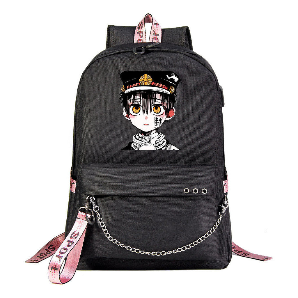 Usb Youth Student Backpack For Boys And Girls Leisure Travel Backpack