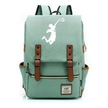 Volleyball Youth Printed Student School Bag Casual Belt Buckle Classic Backpack